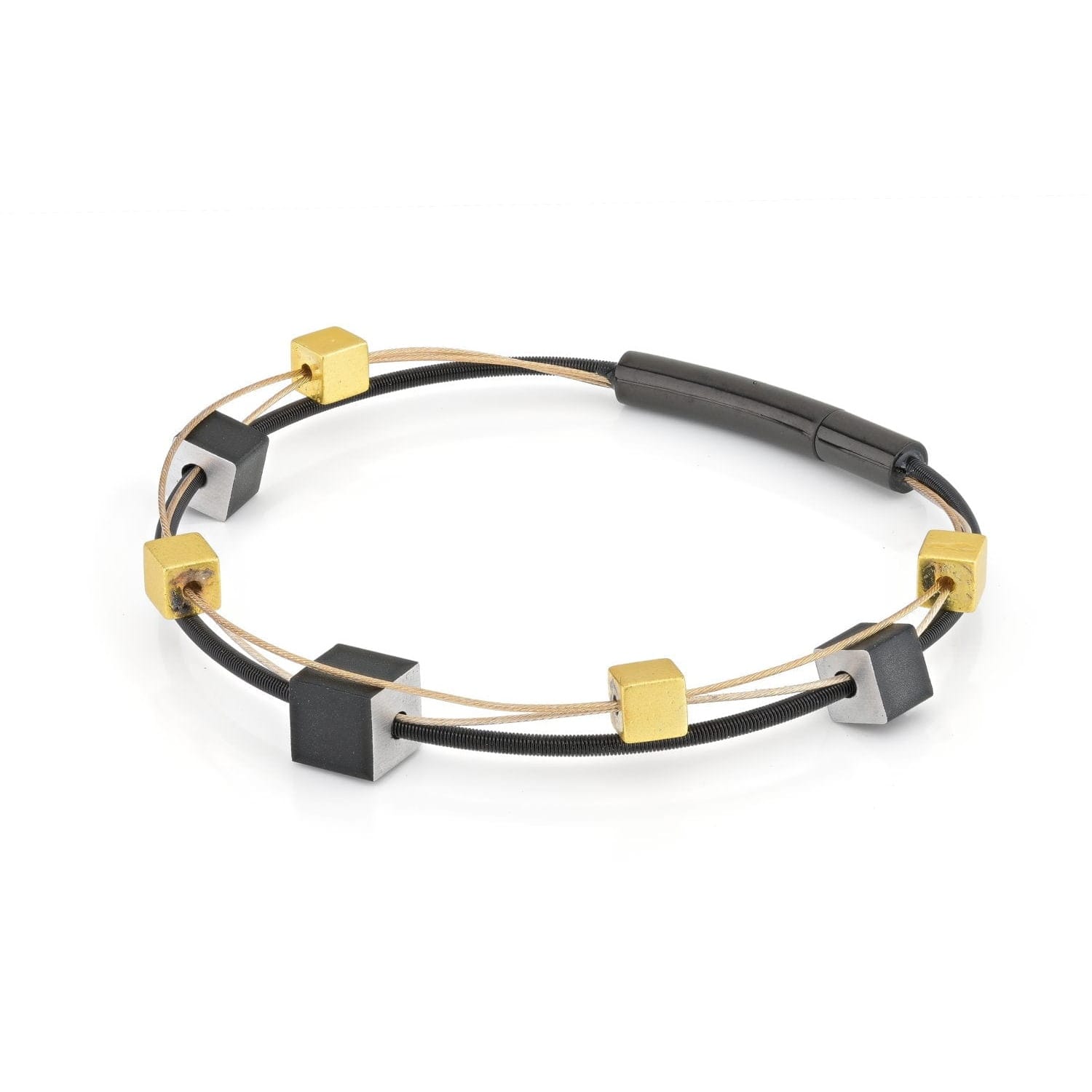 Armband KELLY Goudkleur/Zwart | A257ZG
