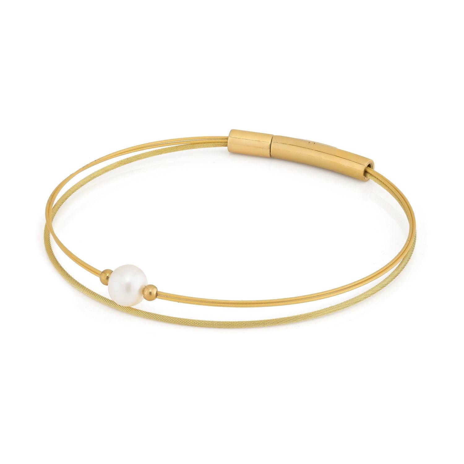 Thinking of You edelsteen armband Parel goudkleur | A720GG
