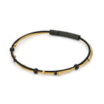 Armband LIV Zwart|Goudkleur | A269ZG