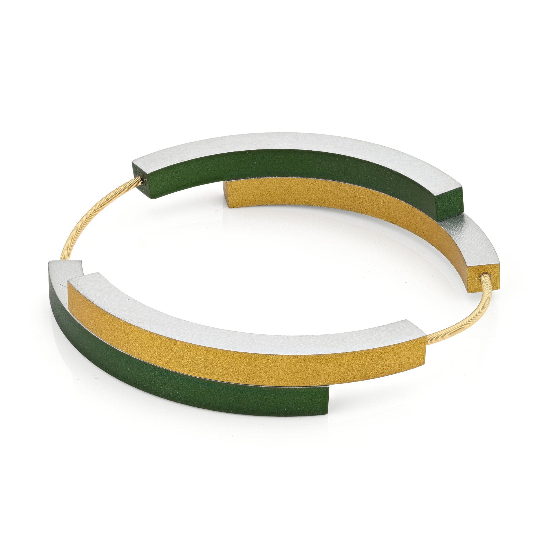 Armband BELLE Groen|Goudkleur | A32GRG
