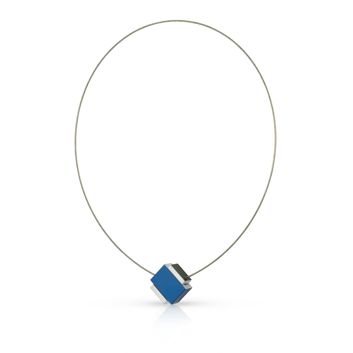Ketting JUNA blauw & groen | C288BGR