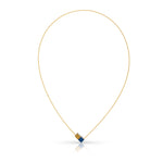 Ketting KAAT Blauw|Goudkleur | CG205BG
