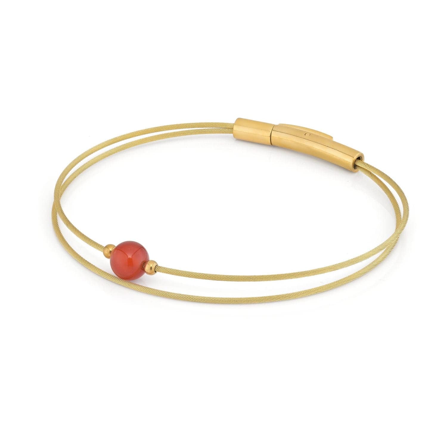 Thinking of You edelsteen armband Carneool goudkleur | A717GG