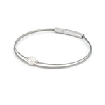 Thinking of You edelsteen armband Parel zilverkleur | A720B