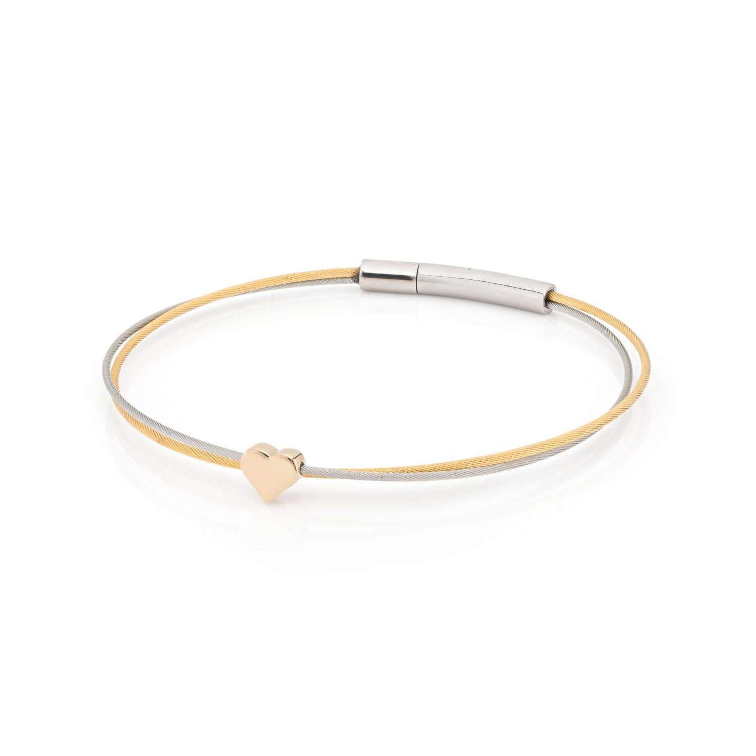 Thinking of You hartje ❤️ armband bicolor | A701BI