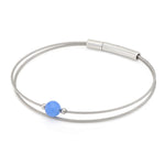 Thinking of You edelsteen armband Blauwe Agaat | A714B
